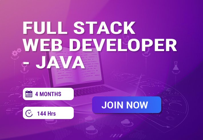 Full Stack Web Developer (JAVA)