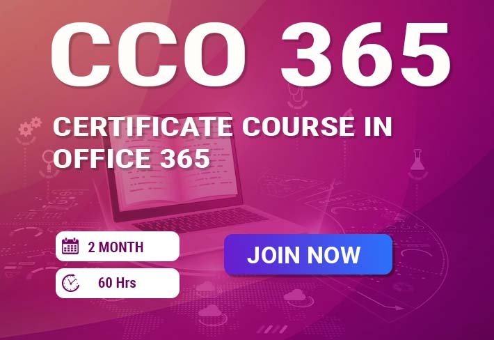 CERTIFICATE COURSE IN OFFICE 365