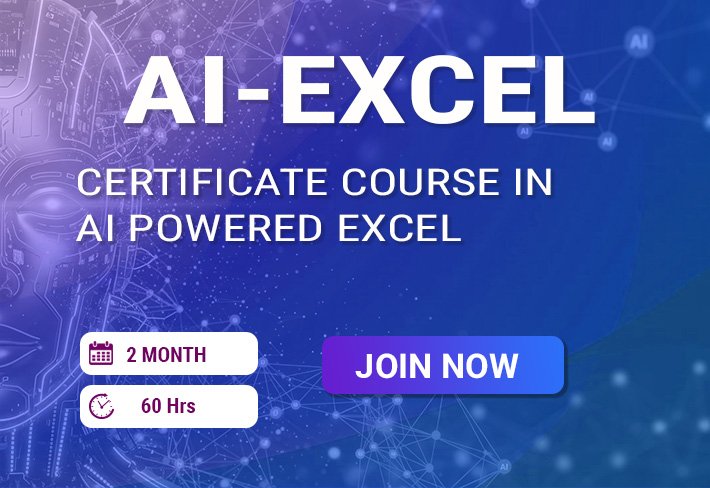 CERTIFICATE COURSE IN AI POWERED- MICROSOFT EXCEL